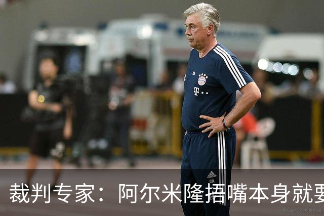 裁判专家：阿尔米隆捂嘴本身就要吃红牌，处罚力度取决于说了什么